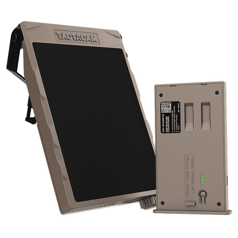 Tactacam Solar Panel and Lithium Cartridge Bundle